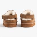 Ladies Quinn Sheepskin Sling Back Mule Slipper Chestnut Extra Image 6 Preview